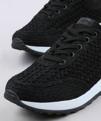 Tenis-Feminino-Via-Uno-Running-com-Cordao-Preto-9675415-Preto_2