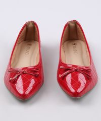 Sapatilha-Feminina-Via-Uno-Bico-Fino-em-Verniz-com-Matelasse-Vermelha-9673904-Vermelho_4
