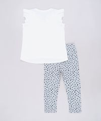 Conjunto-Infantil-de-Blusa-Peppa-Pig-Manga-Curta-Branca---Calca-Legging-Estampada-de-Poa-Cinza-9688714-Cinza_2