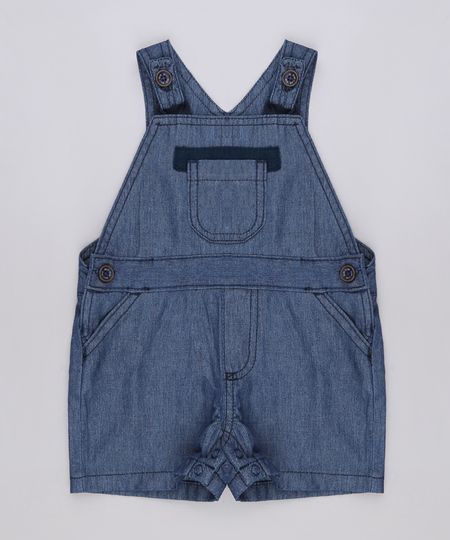 Jardineira-Jeans-Infantil-com-Bolsos-Azul-Escuro-9671778-Azul_Escuro_1
