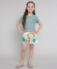 Short-Infantil-Estampado-Floral-com-Fivela-Bege-Claro-9662520-Bege_Claro_3 Short-Infantil-Estampado-Floral-com-Fivela-Bege-Claro-9662520-Bege_Claro_3