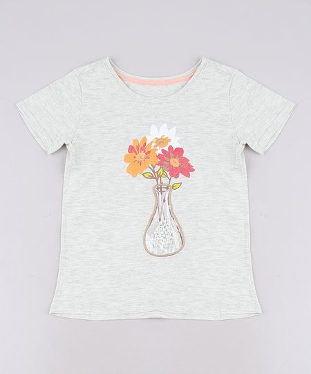 Blusa-Infantil-Vaso-de-Flores-com-Perola-Manga-Curta-Cinza-Mescla-Claro-9680990-Cinza_Mescla_Claro_1 Blusa-Infantil-Vaso-de-Flores-com-Perola-Manga-Curta-Cinza-Mescla-Claro-9680990-Cinza_Mescla_Claro_1
