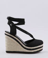 Espadrille-Feminina-Oneself-Plataforma-em-Suede-com-Amarracao-Preto-9721664-Preto_1