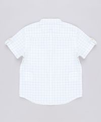 Camisa-Infantil-Estampada-Xadrez-com-Bolso-Manga-Curta-Gola-Padre-Off-White-9543944-Off_White_2
