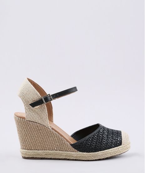 Espadrille-Feminina-Oneself-Anabela-com-Textura-Preto-9674276-Preto_1