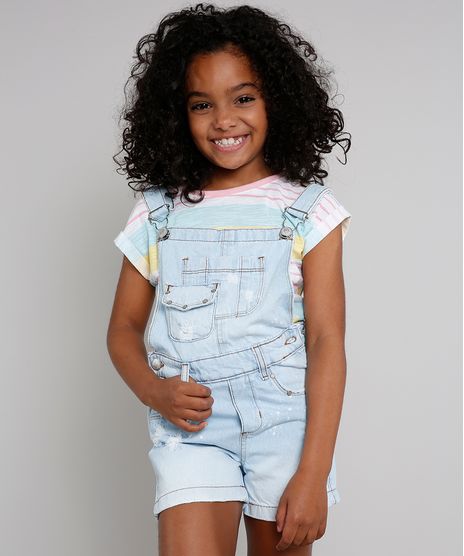 Jardineira-Jeans-Infantil-com-Puidos-e-Tachas-Delave-9239556-Delave_1