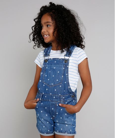 Jardineira-Jeans-Infantil-Estampada-de-Estrelas-Azul-Medio-9471712-Azul_Medio_1