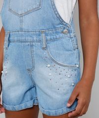 Jardineira-Jeans-Infantil-com-Perolas-e-Strass-Azul-Claro-9416223-Azul_Claro_4
