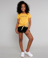 Blusa-Infantil-Flame-com-No-Manga-Curta-Mostarda-9539930-Mostarda_3