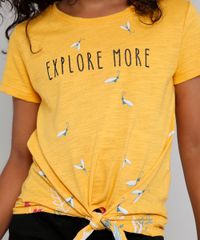 Blusa-Infantil-Flame-com-No-Manga-Curta-Mostarda-9539930-Mostarda_4