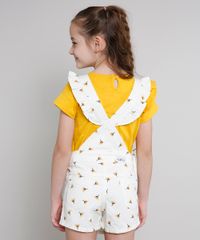 Jardineira-Short-Saia-de-Sarja-Infantil-Estampada-Floral-com-Babado-Off-White-9583279-Off_White_2