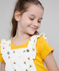 Jardineira-Short-Saia-de-Sarja-Infantil-Estampada-Floral-com-Babado-Off-White-9583279-Off_White_4