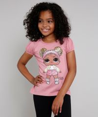 Blusa-Infantil-Lol-Surprise-com-Paete-Manga-Curta-Rosa-Escuro-9585669-Rosa_Escuro_1