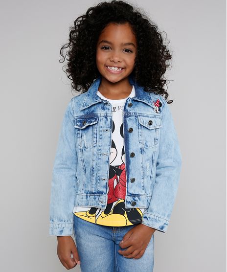 Jaqueta-Jeans-Infantil-Minnie-com-Rasgos-e-Bordado-Azul-Claro-9638826-Azul_Claro_1