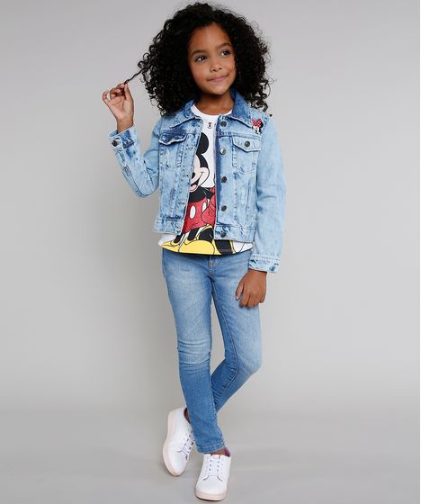 jaqueta infantil da minnie