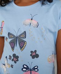 Blusa-Infantil-com-Estampa-de-Borboletas-e-No-Manga-Curta-Azul-Claro-9662233-Azul_Claro_4