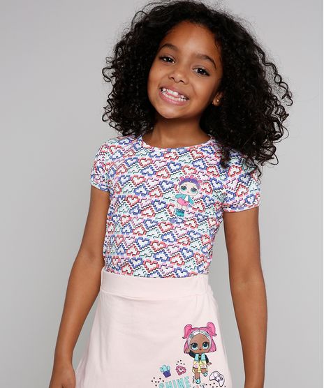 Blusa-Infantil-Lol-Surprise-Estampada-com-Coracoes-Manga-Curta-Off-White-9637426-Off_White_1