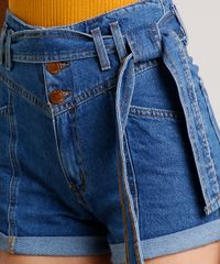 Short-Jeans-Feminino-Mom-com-Faixa-para-Amarrar-Azul-Medio-9676266-Azul_Medio_4