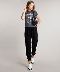 Blusa-Feminina-Os-Vingadores-Manopla-do-Infinito-Manga-Curta-Decote-Redondo-Chumbo-9680056-Chumbo_3
