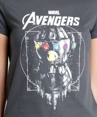 Blusa-Feminina-Os-Vingadores-Manopla-do-Infinito-Manga-Curta-Decote-Redondo-Chumbo-9680056-Chumbo_4