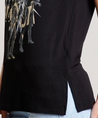 Blusa-Feminina-Os-Vingadores-Ampla-Manga-Curta-Decote-Redondo-Preta-9680437-Preto_4