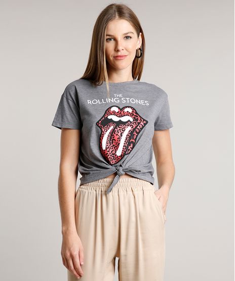 Blusa-Feminina-The-Rolling-Stones-com-No-Manga-Curta-Decote-Redondo-Cinza-Mescla-9697664-Cinza_Mescla_1
