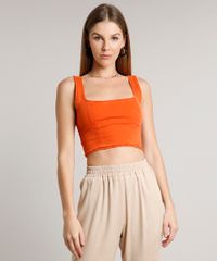 Top-Faixa-de-Sarja-Feminino-Cropped-com-Recortes-Alcas-Medias-Cobre-9676268-Cobre_1