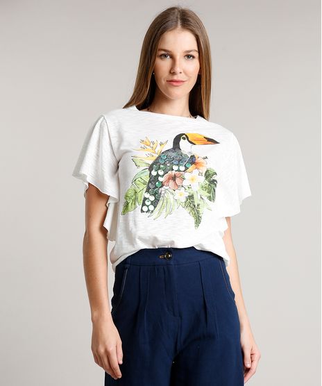 Blusa-Feminina-Tucano-com-Paete-Manga-Curta-Decote-Redondo-Off-White-9617241-Off_White_1