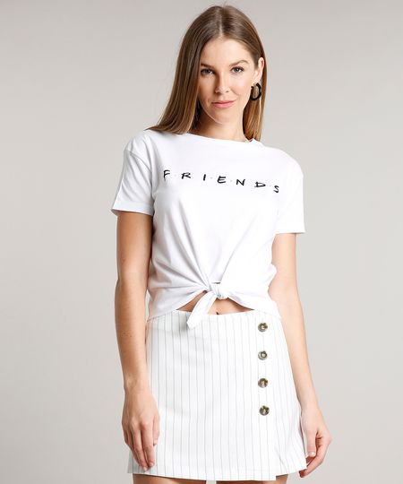 Blusa-Feminina-Friends-com-No-Manga-Curta-Decote-Redondo-Off-White-9697666-Off_White_1