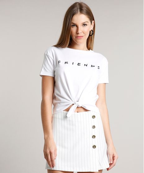 Blusa-Feminina-Friends-com-No-Manga-Curta-Decote-Redondo-Off-White-9697666-Off_White_1