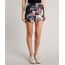 Short-Feminino-Estampado-Floral-com-Bolsos--Preto-9609120-Preto_1