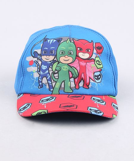 Bone-Infantil-Aba-Curva-PJ-Masks-Azul-Royal-9668924-Azul_Royal_1