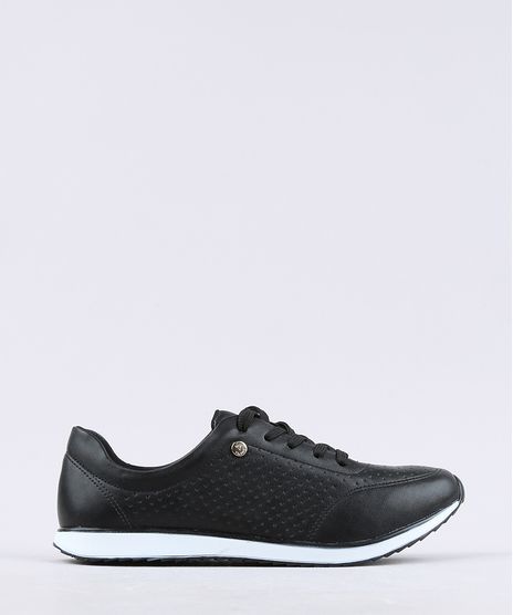 Tenis-Feminino-Via-Uno-Running-com-Micro-Furos-Preto-9726213-Preto_1