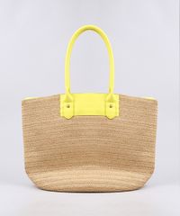 Bolsa-de-Praia-Feminina-Shopper-Grande-com-Palha-e-Alca-Neon-Bege-9602429-Bege_1 Bolsa-de-Praia-Feminina-Shopper-Grande-com-Palha-e-Alca-Neon-Bege-9602429-Bege_1