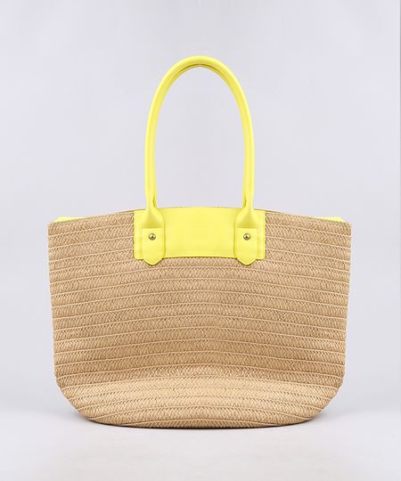 Bolsa-de-Praia-Feminina-Shopper-Grande-com-Palha-e-Alca-Neon-Bege-9602429-Bege_1 Bolsa-de-Praia-Feminina-Shopper-Grande-com-Palha-e-Alca-Neon-Bege-9602429-Bege_1