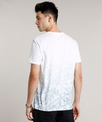 Camiseta-Masculina-Estampada-de-Folhagens-com-Degrade-Manga-Curta-Gola-Careca-Branca-9645372-Branco_2
