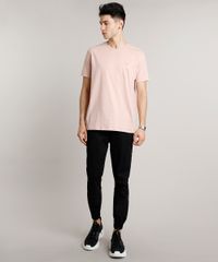Camiseta-Masculina-Basica-com-Bolso-Manga-Curta-Gola-Careca-Rose-9656087-Rose_3
