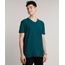 Camiseta-Masculina-Basica-Manga-Curta-Gola-V-Verde-Militar-9652152-Verde_Militar_1