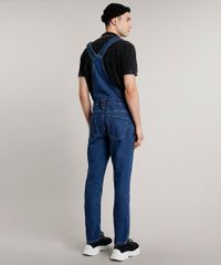 Macacao-Jeans-Masculino-Slim-com-Bolsos-Azul-Escuro-9662727-Azul_Escuro_2 Macacao-Jeans-Masculino-Slim-com-Bolsos-Azul-Escuro-9662727-Azul_Escuro_2