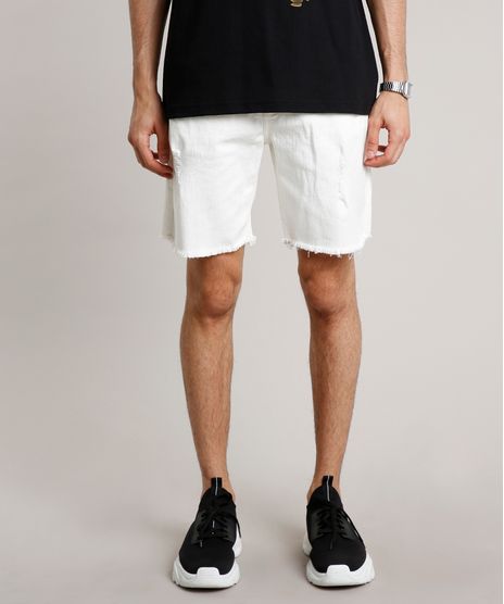 Bermuda-de-Sarja-Masculina-Slim-com-Rasgos-Off-White-9705564-Off_White_1
