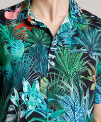 Camisa-Masculina-Estampada-Tropical-Manga-Curta-Preta-9592901-Preto_4 Camisa-Masculina-Estampada-Tropical-Manga-Curta-Preta-9592901-Preto_4