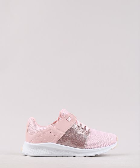 Tenis-Infantil-Esportivo-Running-com-Glitter-Rosa-Claro-9660587-Rosa_Claro_1