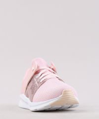 Tenis-Infantil-Esportivo-Running-com-Glitter-Rosa-Claro-9660587-Rosa_Claro_2