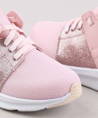 Tenis-Infantil-Esportivo-Running-com-Glitter-Rosa-Claro-9660587-Rosa_Claro_5
