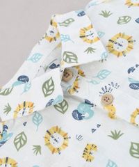 Macaquinho-Infantil-em-Linho-Estampado-de-Bichos-com-Bolsos-Manga-Curta-Off-White-9574524-Off_White_4