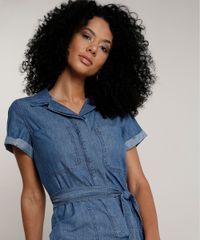 Macacao-Jeans-Feminino-com-Bolsos-e-Faixa-para-Amarrar-Manga-Curta-Azul-Medio-9676271-Azul_Medio_4