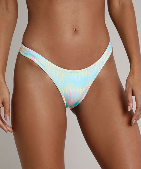Biquini-Calcinha-Asa-Delta-Estampado-Tie-Die-com-Protecao-UV50--Verde-Claro-9682250-Verde_Claro_1