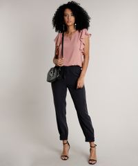 Blusa-Feminina-Bluse-com-Babado-na-Manga-Decote-Redondo-Rose-9570879-Rose_3