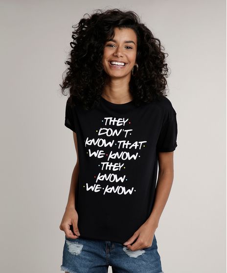 Blusa-Feminina-Friends--They-Don-t-Know-----Manga-Curta-Decote-Redondo-Preta-9701821-Preto_1