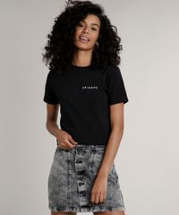 Blusa-Feminina-Friends-Nomes-Manga-Curta-Decote-Redondo-Preta-9701819-Preto_1